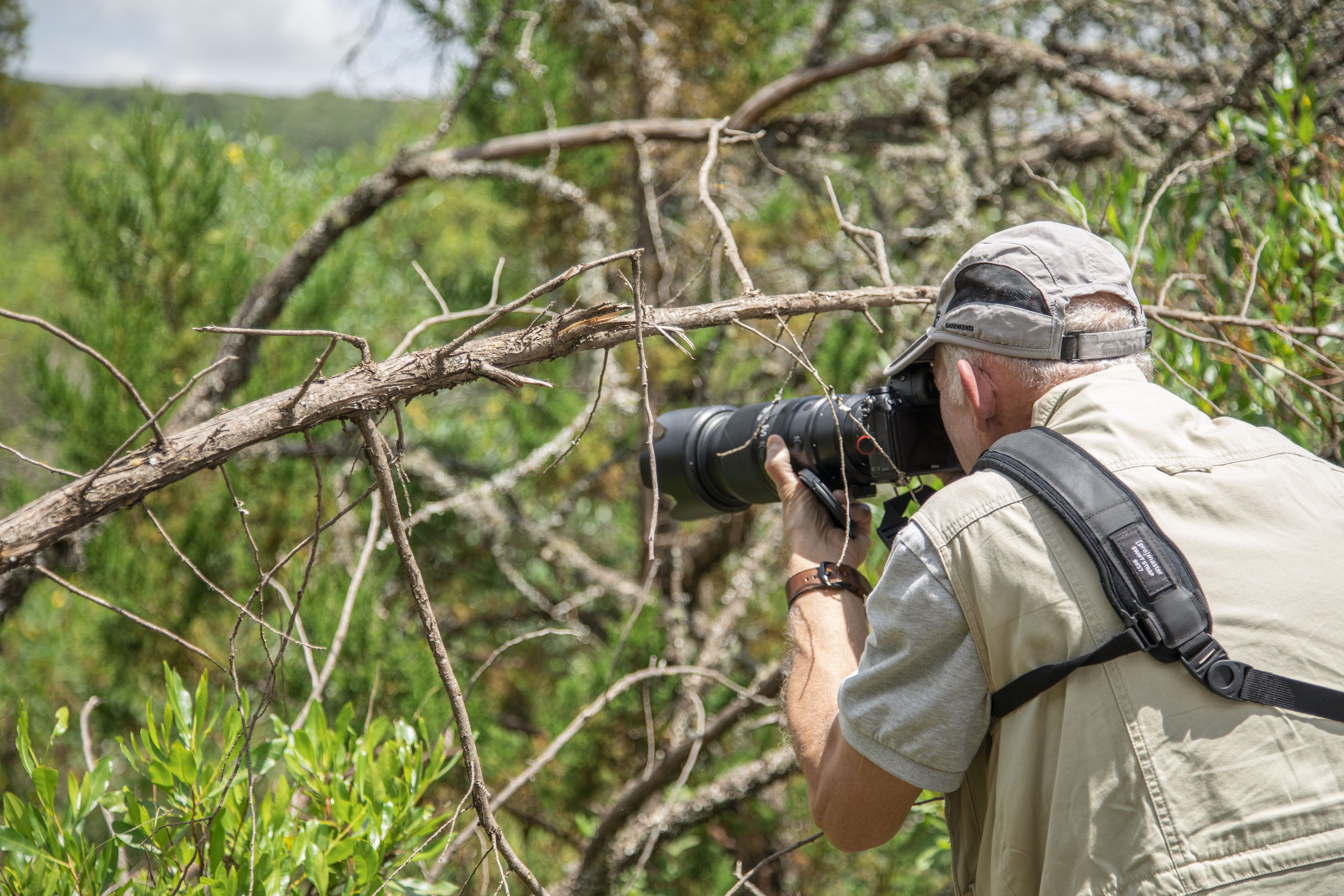 Happy students and teacher in a school in Africa