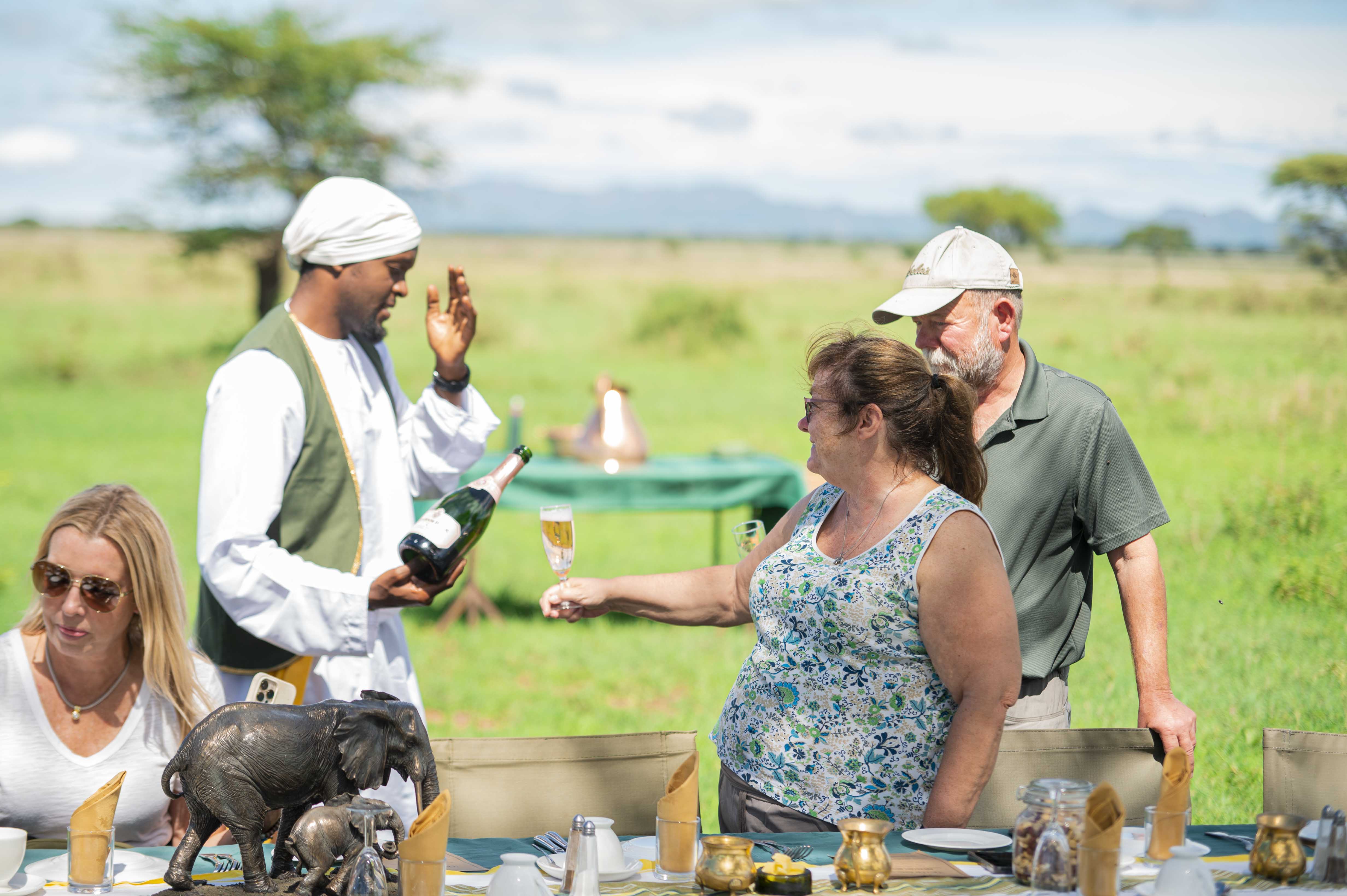 Meal after horseriding